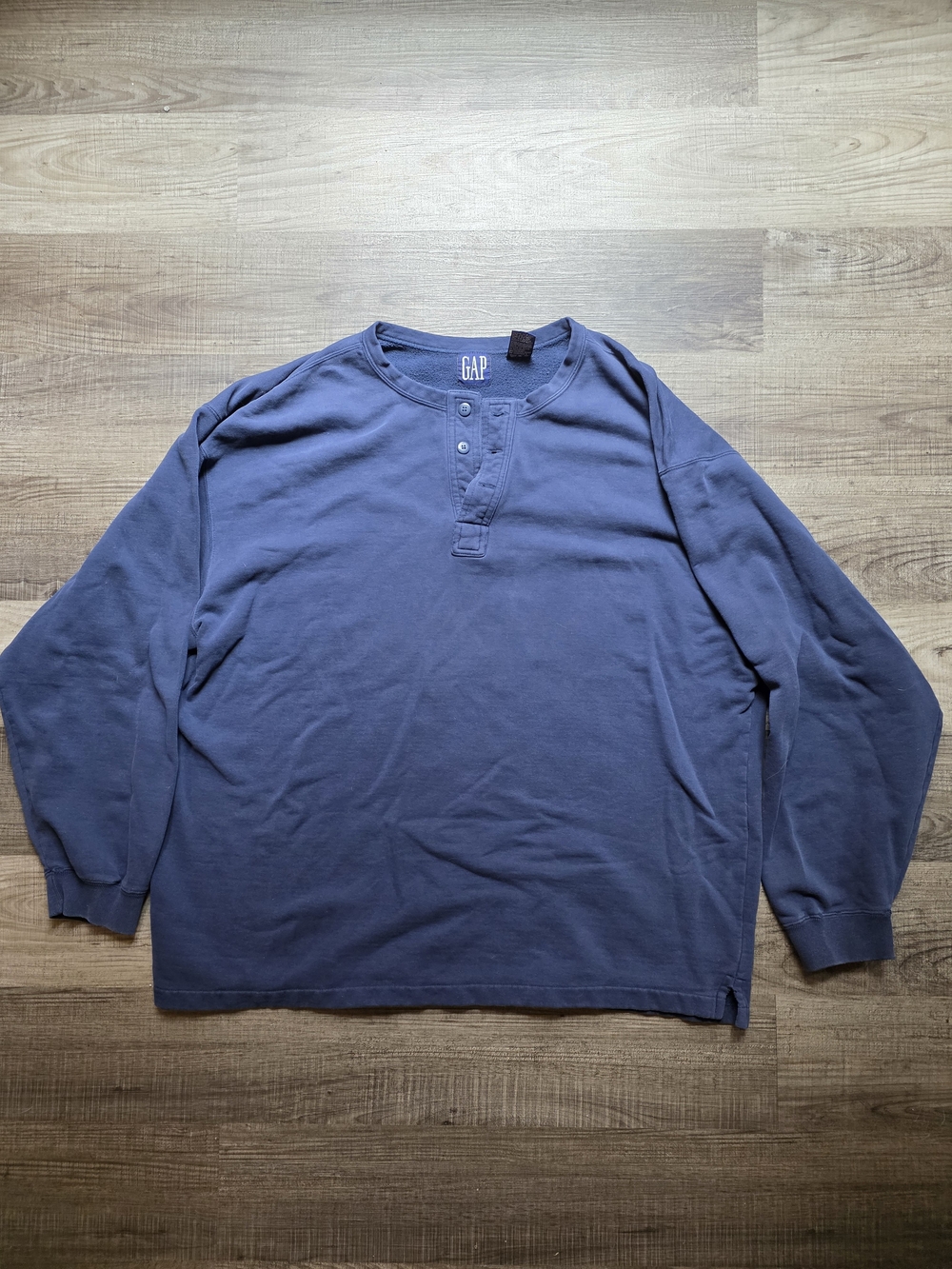 Vintage GAP Men's Henley Sweater